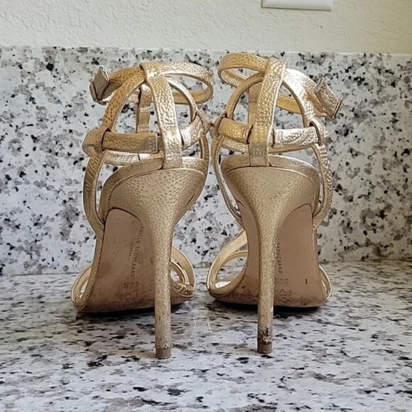 Camilla Skovgaard Strappy Leather Stilettos Size 9.5 - Picture 8 of 11